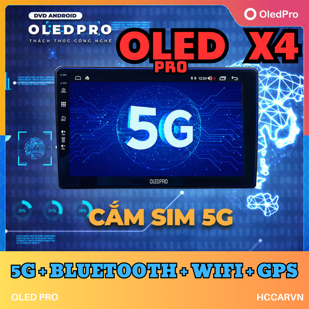 Màn Hình Android OLED Pro X4 – Màn Hình QLED Sắc Nét, Đa Nhiệm Mượt Mà, Tích Hợp Công Nghệ 5G, Apple CarPlay Không Dây, Hỗ Trợ Ba Loại Bản Đồ và Giải Trí Đa Phương Tiện 14